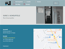 Tablet Screenshot of gunz-scheuffele.de